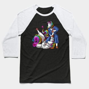 Jiu-Jitsu Unicorns Baseball T-Shirt